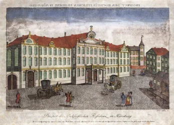 Prospekt der Hochfürstlichen Residenz in Mörsburg
